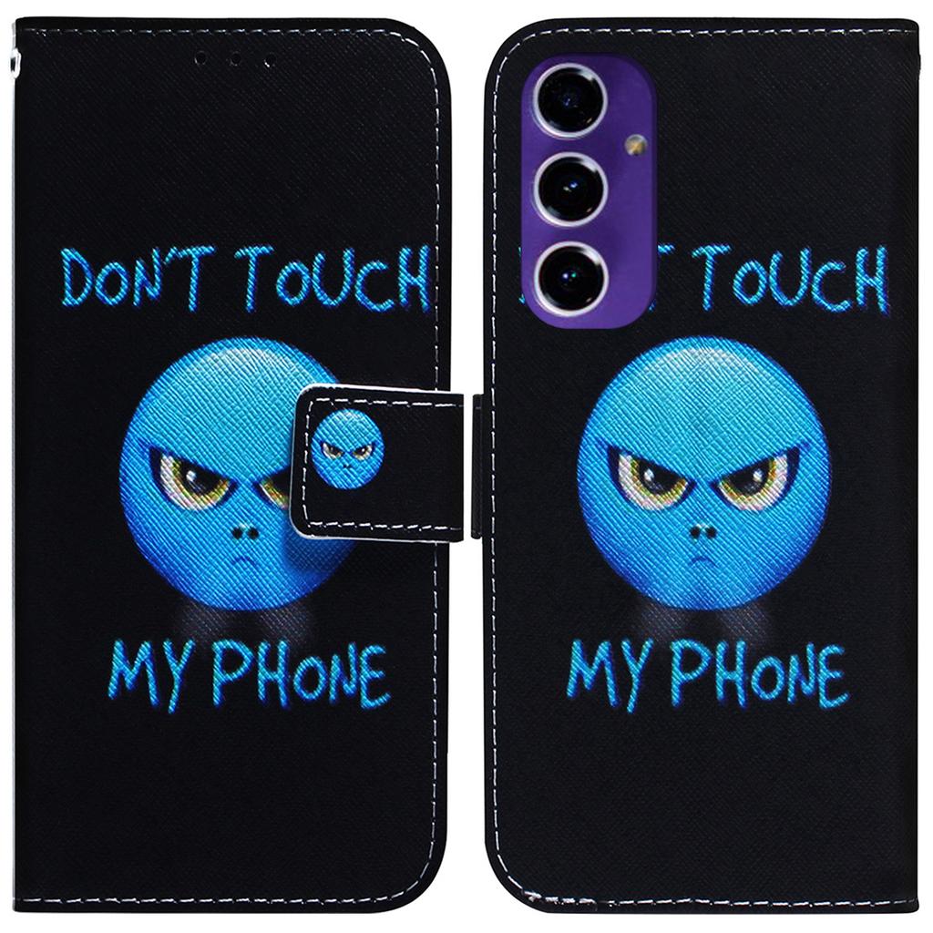 Stand Phone Case for Samsung Galaxy S24 FE Wallet Pattern Printing Leather Phone Cover
