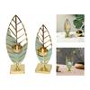 Tea Light Candlestick Holder Leaf Candle Holder Candleholder Centerpiece for Party Dining Table Wedding Living Room Decor
