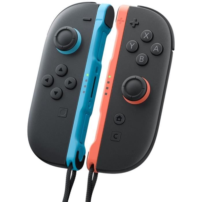 Paire De Manettes Joy-Con 2 Bleu Clair & Rouge Clair Pour Nintendo Switch 2