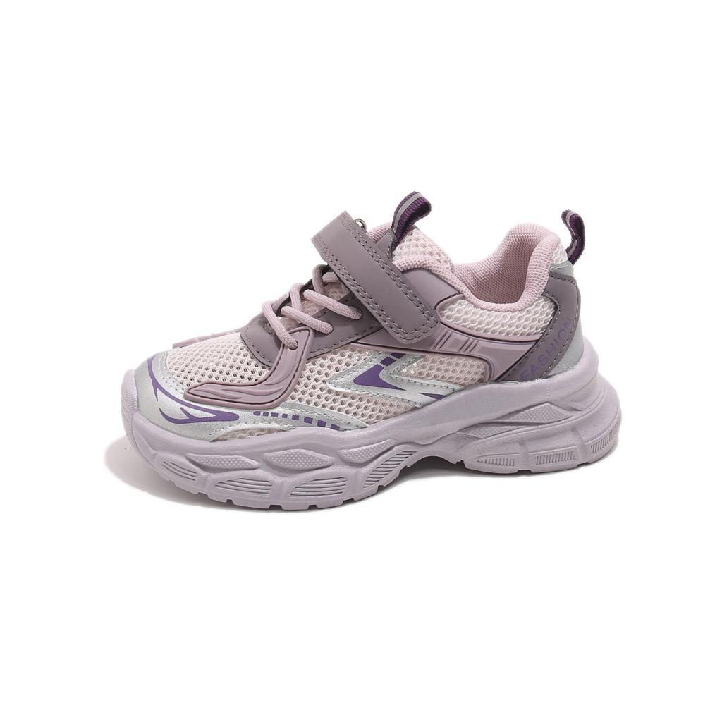 Girls' Sports Shoes 2025 New Spring and Autumn Children's Shoes Mesh Breathable Dad Shoes Summer Men's Middle-aged and Older Children's Mesh Shoes