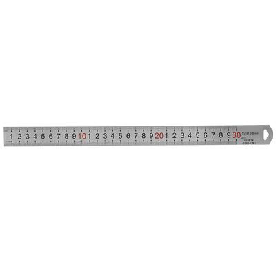300 mm Edelstahl-Lineal, Messwerkzeug, metrische Markierungen
