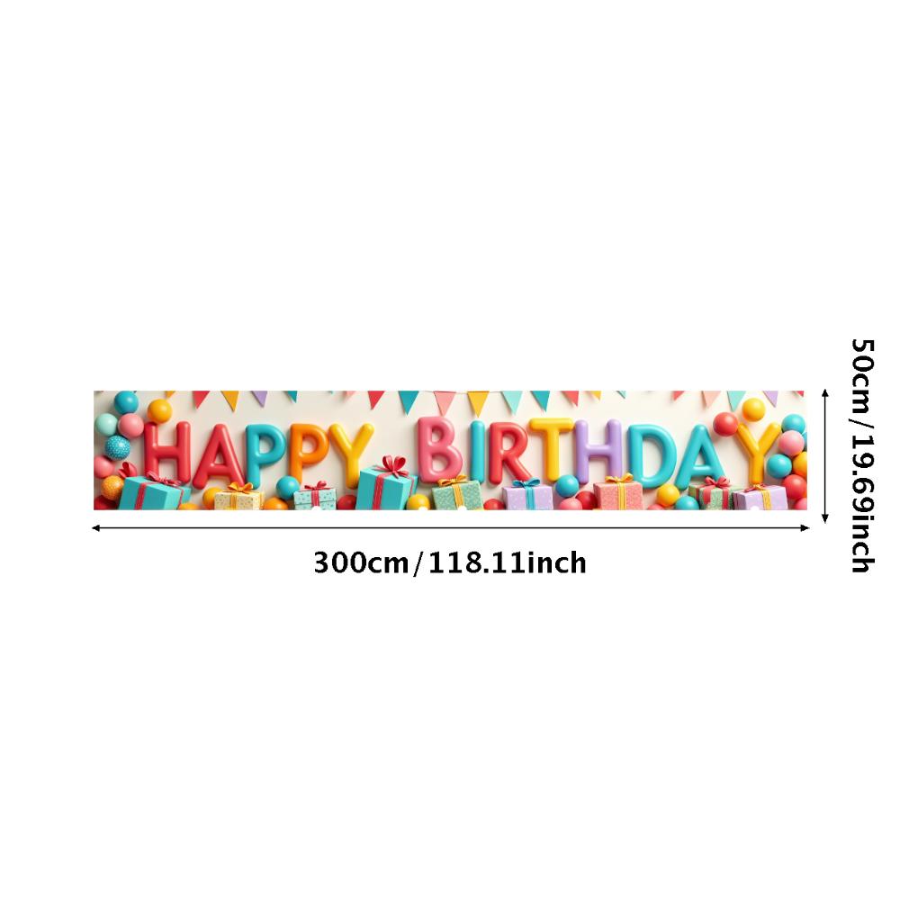 Decorative Theme Birthday Decoration Party Banner Event Banner for Indoor Decoration Event Party Birthday Party