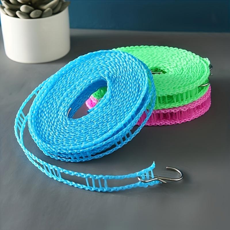 Portable Clothesline, Upgraded and Thickened Clothesline, Anti Slip and Windproof Clothesline, Camping Clothesline Hanging Rope