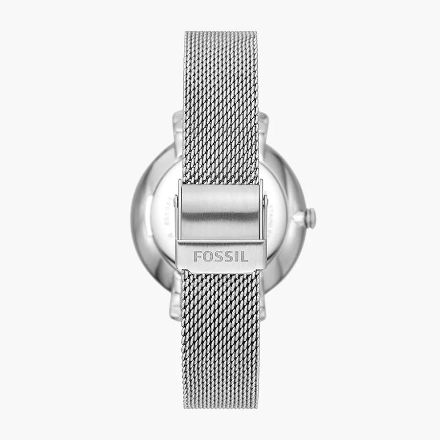 Fossil ES5089 Jacqueline Three-Hand Date Stainless Steel Mesh Watch