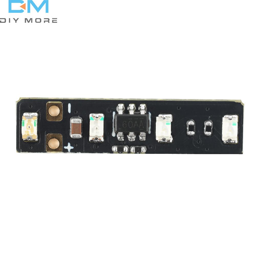 Mini 5 pièces 1S Batterie Lithium Ternaire Indicateur de Puissance LED DC 3.7-4.2V Module d'Affichage de Puissance