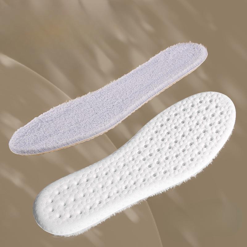 

Толстые, теплые и дышащие стельки с флисовой подкладкой - Уютные детские вкладыши для обуви на зиму - Нескользящие, влагоотводящие 45-46 серый