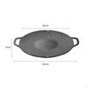 Korean , Frying Pan, Steak, Meat, Grill Plate, Plate for Picnics, Roasting, Roasting