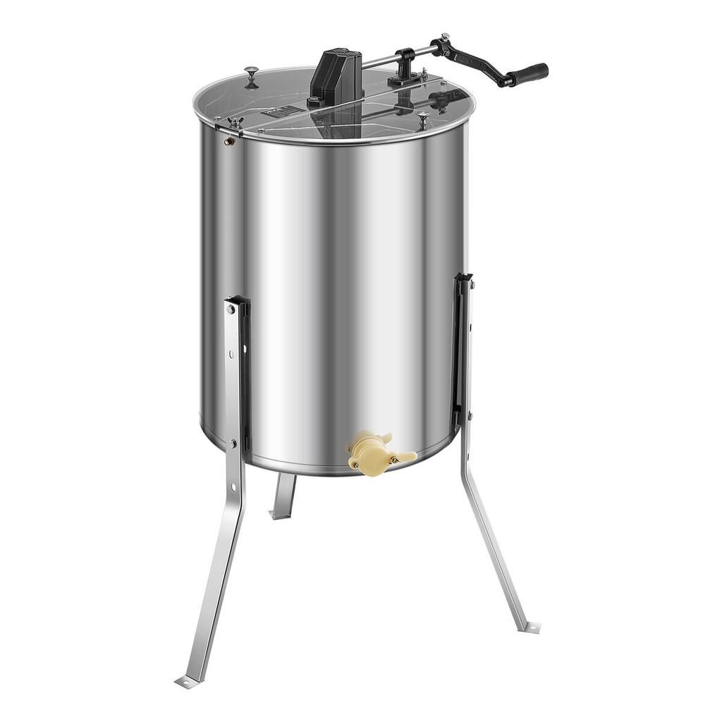 Manual Honey Extractor 4/8 Frame Honey Spinner Beekeeping Stainless Steel