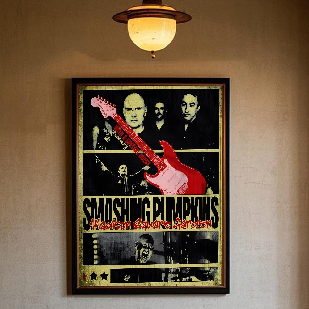 Plakat Zespołu The Smashing Pumpkins HD art samoprzylepny na ścianę wodoodporny do domu salonu sypialni baru estetyczna dekoracja