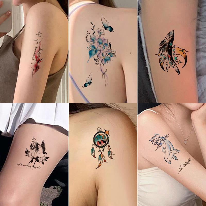 Cartoon Tattoo Sticker Disposable Tattoo Sticker Ins Waterproof Tattoo Sticker Tattoo