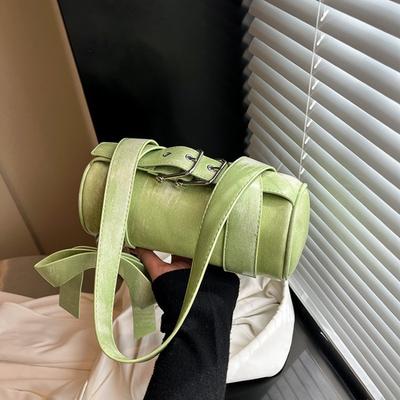 Casual Pillow Bag New Solid Color Shoulder Messenger Bag Large Capacity Personalized Portable Women's Bag