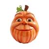 Pumpkin Shaped Decorative Resin Figurine for Home Office Table Centerpiece Autumn Harvest Festival Ornament Craft