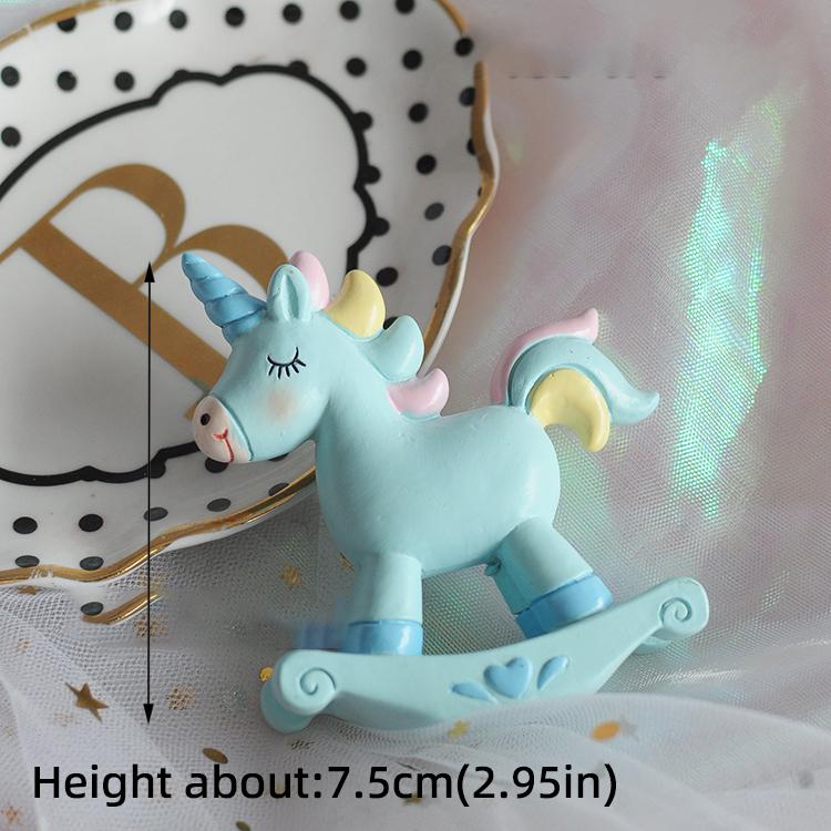Rainbow Cake Topper Unicorn Birthday Party Decoration Kids Toddlers Birthday Party Happy Birthday Colorfu Rainbow Theme Supplies