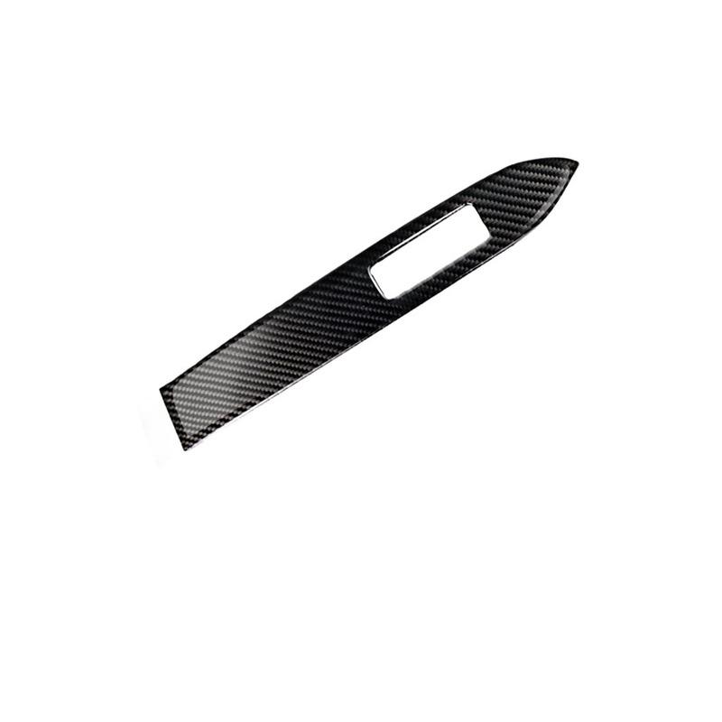 Carbon Fiber Interior Dashboard Center Console Panel Cover Molding Trim For Ford Mustang 2015 2016 2017 2018