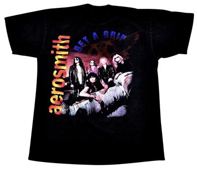 Vintage Aerosmith Get A Grip Gift For Fans Black S-5XL Shirt LL380 Unisex T-Shirt