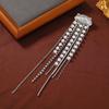 1Pc Long Pearl Tassel Jellyfish Brooch Women Diamond-Encrusted Pearl Tassel Corsage Badge Pins Suit Jacket Pin Clothing Gifts