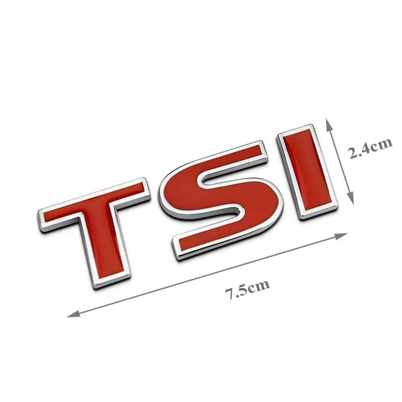 Metal Letters For Car Volkswagen Golf 7 TSI VW Jetta Polo 5 6 Tiguan Passat MK7 MK6 TSI Logo Emblem Sticker Trunk AccessoriesNB9
