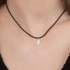 BEFORE MOONRISE [Silver 925] Twisted String Logo Necklace SN33