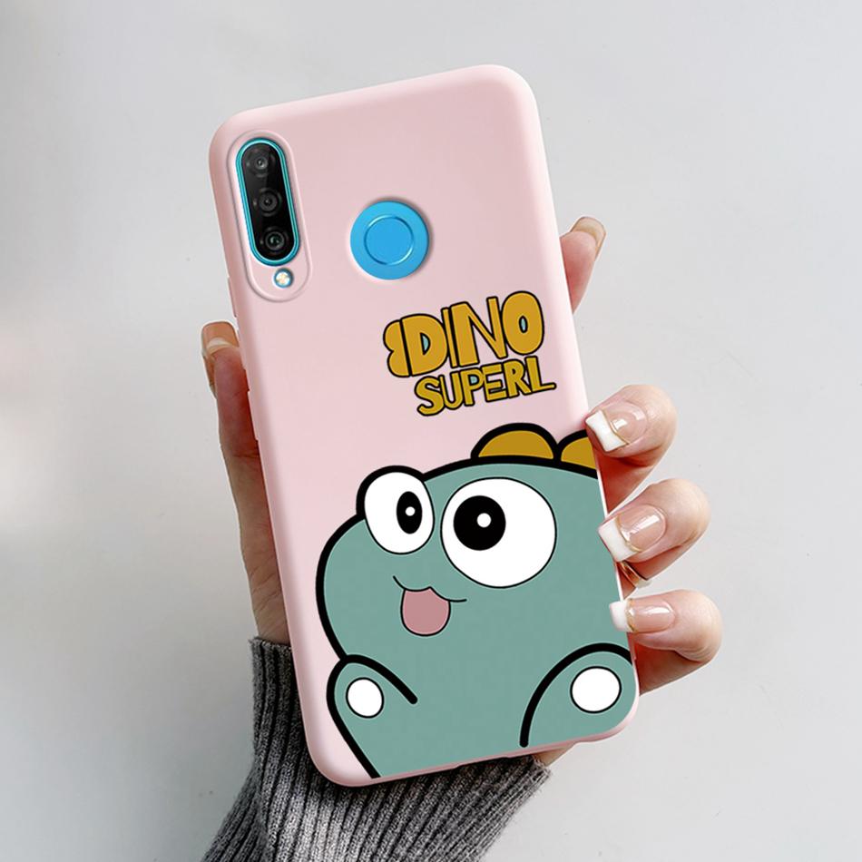 Für Huawei P30 Lite Hülle Niedlicher Bär Cartoon Frosch Weiche Matte Silikon Handyhüllen Für Huawei P30 P30Lite P30Pro P 30 Lite Pro Cover