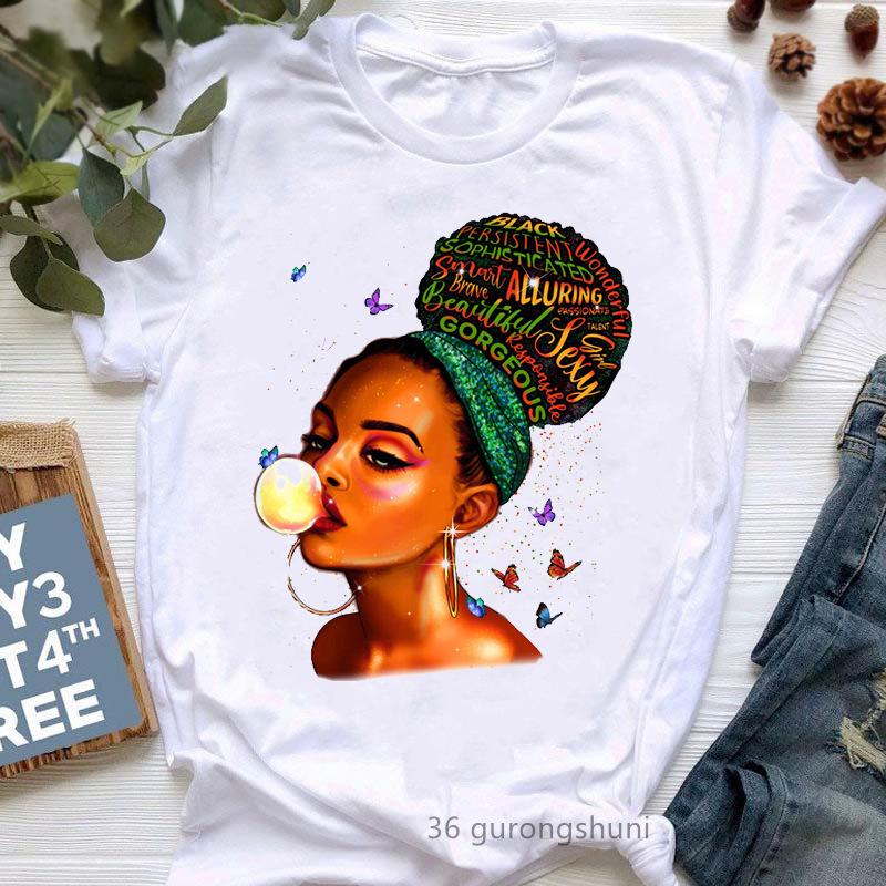 Summer Girls' Printed Oversized Loose Round Neck Casual Pure Cotton Short Sleeved Top T-Shirts Women’s