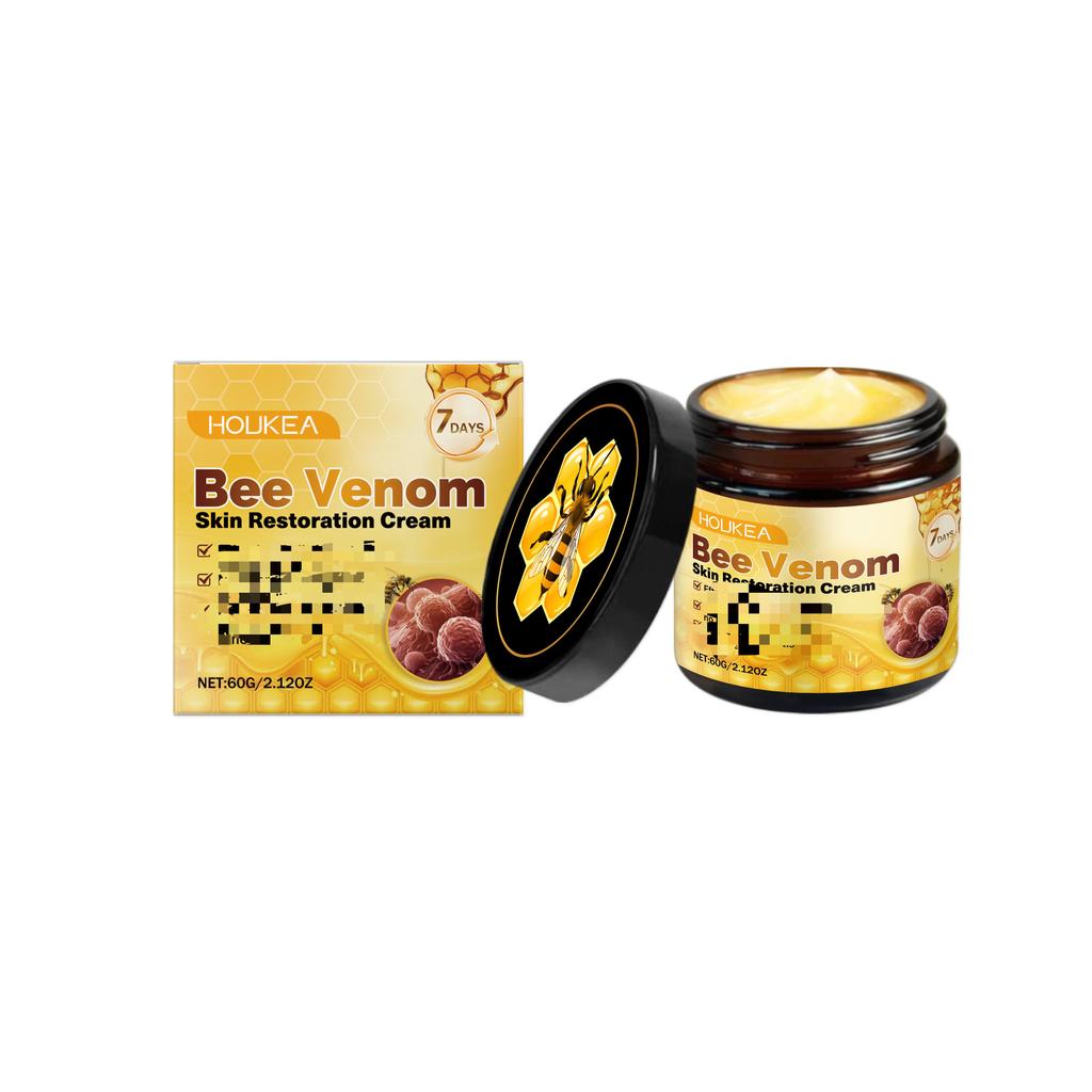 Bee Venom Skin Restoration Cream Skin Blemish Remover Reduce Redness Sensitive Skin Barrier Repair Skin Renewal Moisturizer 60g