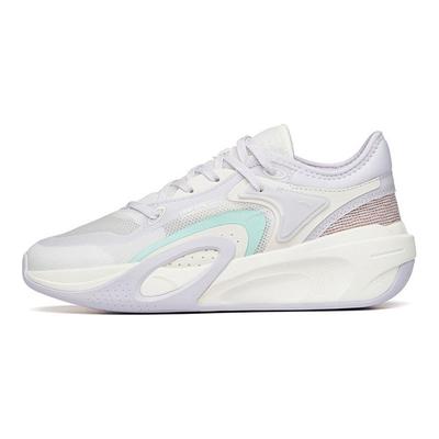 Comfortable Shock Absorbing Non-Slip Wear-Resistant Breathable Lightweight Low-Top Casual Shoes Women Sneaker White Purple Gray 122228081-3
