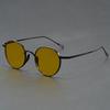 Ultra Light Round Sunglasses Men Women 2025 New Vintage Sunglasses Women Retro Japan Luxury Brand Designer Night Vision Eyewear