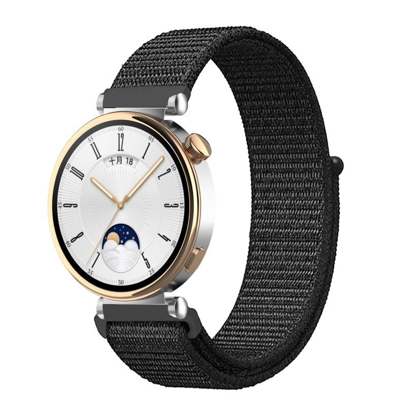 

Нейлоновый ремешок-петля для Huawei Watch GT5 GT4 46 мм 41 мм спортивный ремешок Correa для Huawei GT 5 4 дышащие часы и браслет для мужчин и женщин GT5 GT4 46mm чёрный