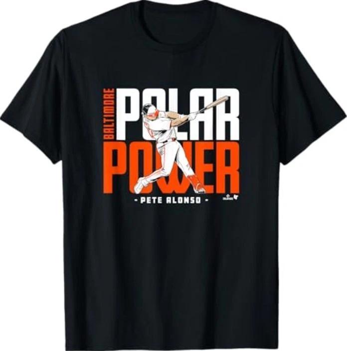 Pete Alonso - Polar Power - Baltimore Baseball T-Shirt L
