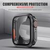 PC Case+Silicone Strap For Iwatch Series 11 10 9 8 7 6 5 4 SE3 Sport Band Hard Cover For Apple Watch 44/45/mm Bracelet Bumper