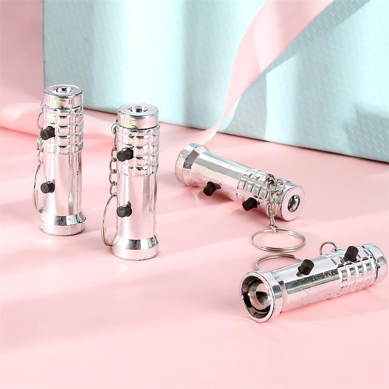 Ultraviolet LED Dual-Purpose Mini Flashlight Keychain for Banknote Detection