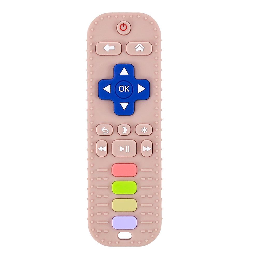 Silicone Teether Remote Control Toy for Babies 6+ Months