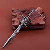 World Of Warcraft Frostmourne Weapon Keychain Lich King Alloy Sheep Head Swords Game Peripheral Keychain For Fans Jewelry Gifts