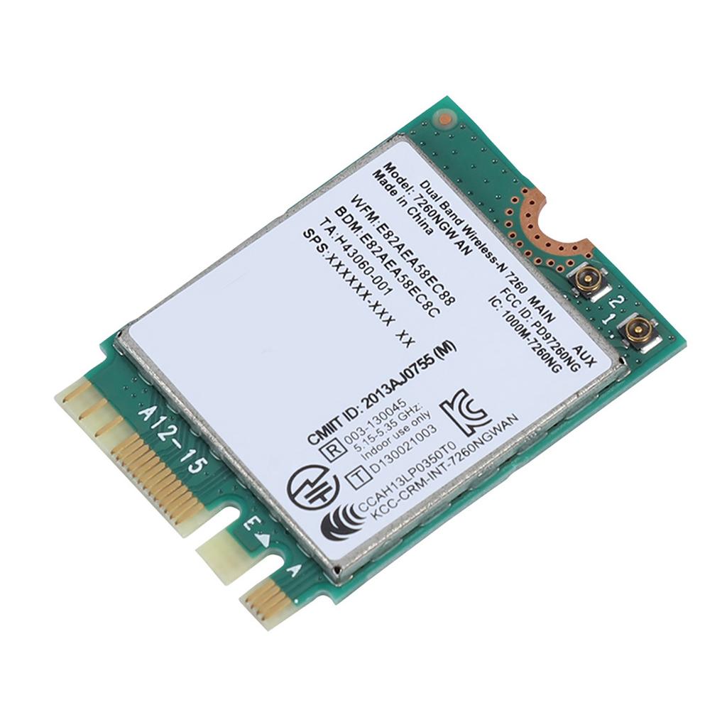 For Intel 7260NGW AN Wireless WIFI Card 2.4G 5G Bluetooth 4.0 Network Card