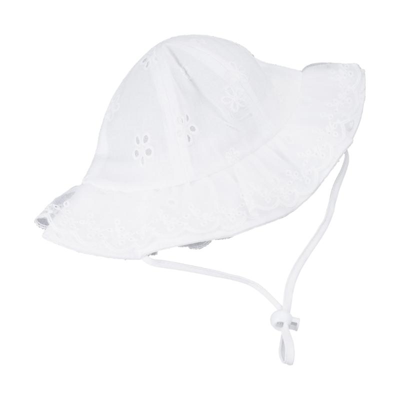

Adjustable Breathable Lace Bonnet for Infants 6-24 Months Soft & Comfortable Baby Bucket Caps Wind Protections