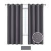 Nordics Full Blackout Solid Color Curtain With Polyester Fabric For Living Room And Bedroom Windows