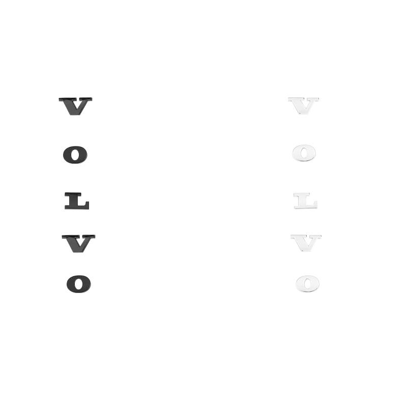 Car Trunk Logo Sticker Decoration Accessories For Volvo Rdesign Polestar AWD S60 S60L XC60 XC90 CX40 V60 S80 S80L B6 B8 T8 D8 B5
