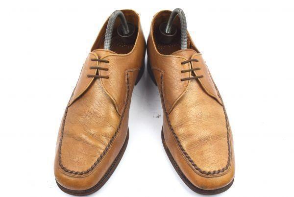 LOAKE Leather U-Tip Shoes [27.0/Light Brown] Goodyear Mens Dress(USED)