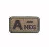 Badge Blood Type Velcro Embroidery Patch Clothing Backpack Accessory Decoration