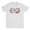 Kiss All The Time Harrys Art Sticker TShirts Unisex Women Styles Hipster 100 Cotton Tees Short Sleeve T Shirts Gift Idea Tops