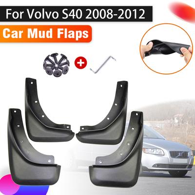 4X lapače nečistot do auta pro Volvo S40 2008~2012 Automatická ochrana proti stříkající vodě Přední zadní blatníky Přepážka Autopříslušenství Proti stříkající vodě 4 ks