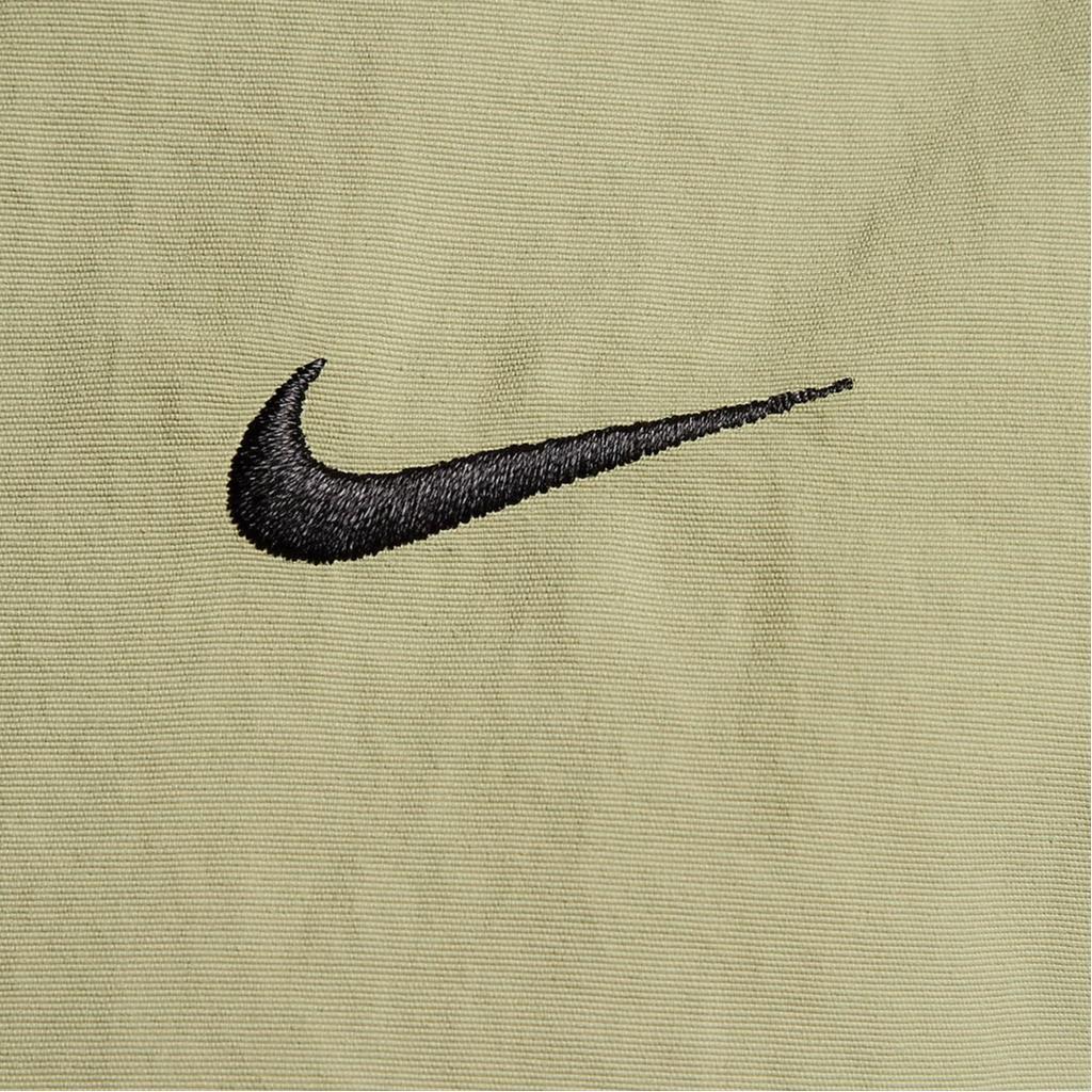 Nike Solid Color Hooded Zip-Up Casual Jacket Women Outerwear Olive-Green FN3670-386