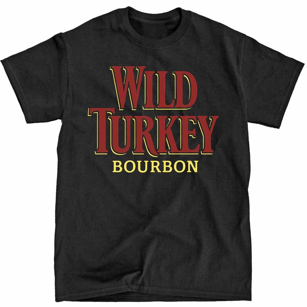 Wild Turkey Bourbon Whiskey Black T-Shirt - Ships Fast! High Quality! Unisex T-Shirt S