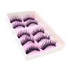 5 Pairs Natural Long Cross Thick Fake Lashes Stage Club False Eyelashes Makeup