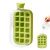 800ml Ice Cube Bottle 2in1 Touch Free Ice Cube Tray Water Bottle Ice Cube Making Bottle with Lid and Box Kitchen Gadgets Summer