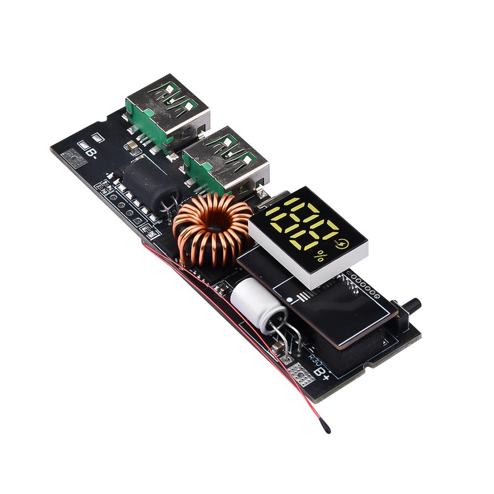18650 Battery Charger Protection Module 3S 4S 5S Power Bank PCB Module Board Dual USB Fast Charging with BMS Protection 65W 100W