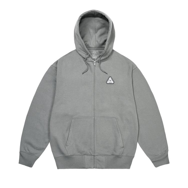 Palace Sofar Zip Hood Slate Unisex Tops Grey P29HD034