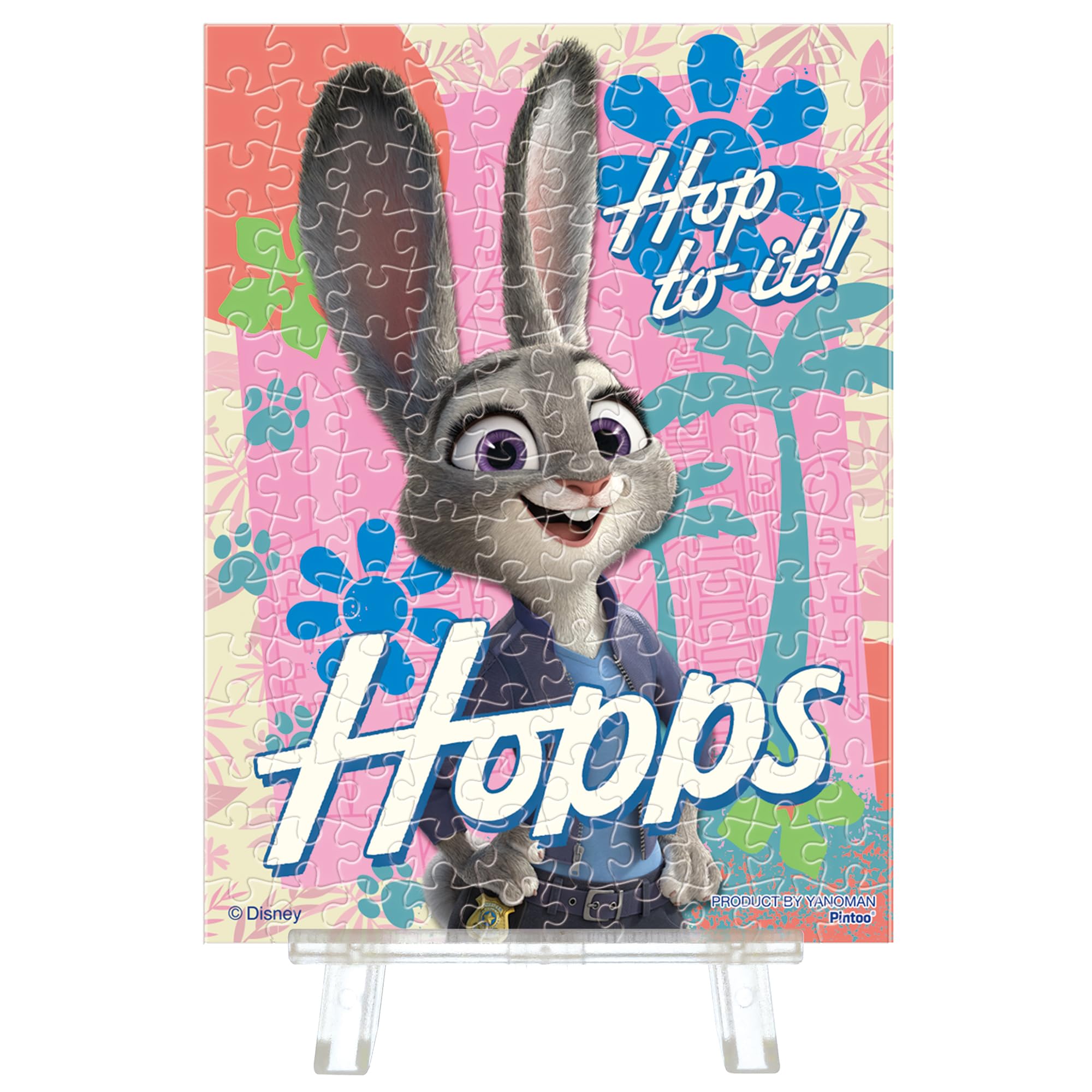 

Yanoman 150-Piece Petit Paris Clear Jigsaw Puzzle Disney Judy HoppsZootopia 2 (7.6x10.2cm) 2308-73 No Glue, No Frame, Mini Easel Included, Piece