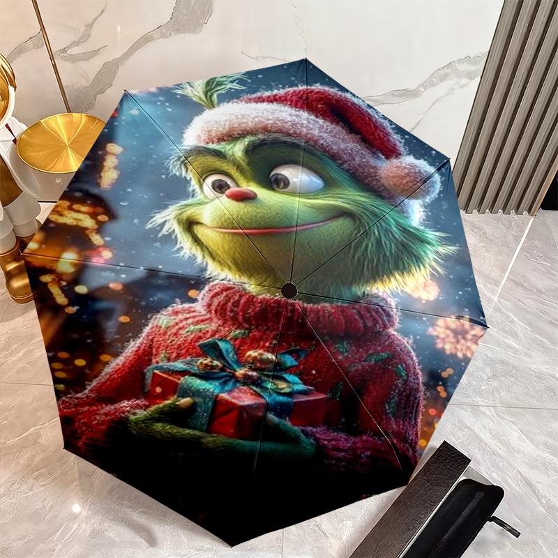 Christmas Comedy How the Grinch Stole Christmas Umbrella home essential wrought iron eight legged multifunctional travel camping essential umbrella 11