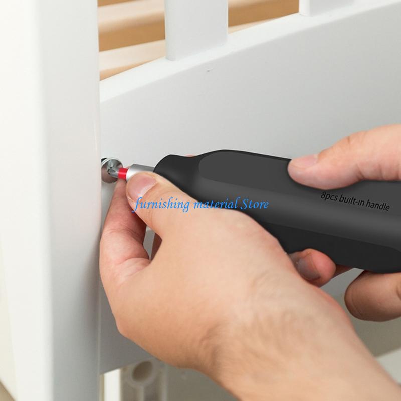 Y5GD 8 Piece Multiple Bit Screwdriver Set Tip Retention Sturdy Steel Construction Compact Case China Mainland